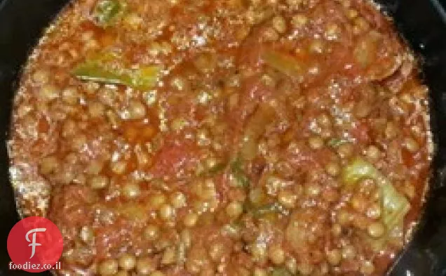 עדשים עם עגבניות