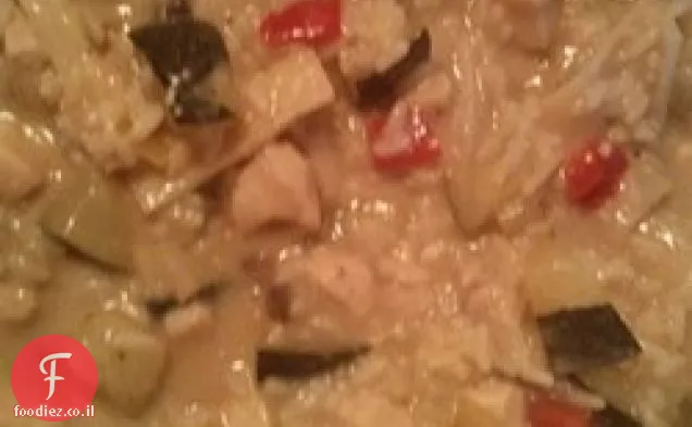 תבשיל אורז קישואים עוף