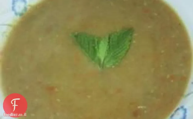מרק ירקות עדשים