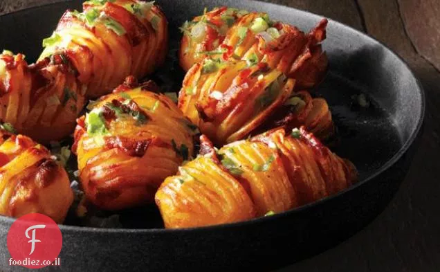 בייקון Hasselback תפוחי אדמה