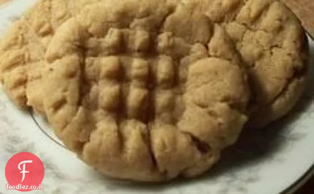 עוגיות חמאת בוטנים מהירות