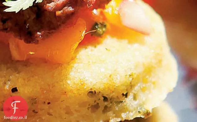 Herbed Cornbread Crostini