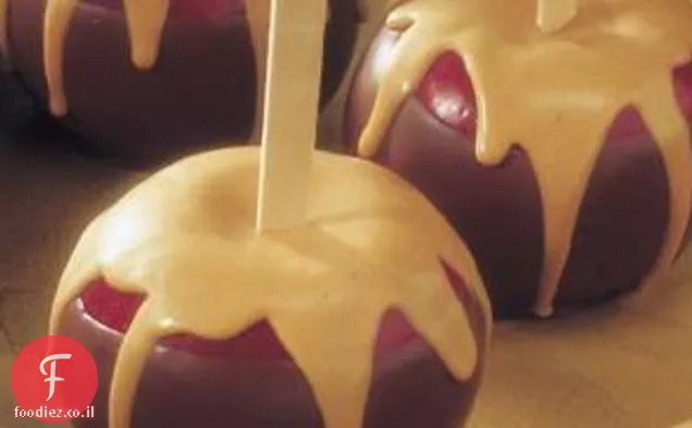 שוקולד וחמאת בוטנים טבלו תפוחים