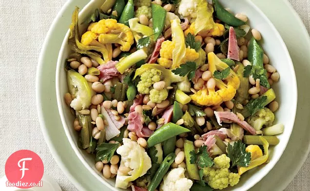 Giardiniera עם בשר חזיר ושעועית לבנה