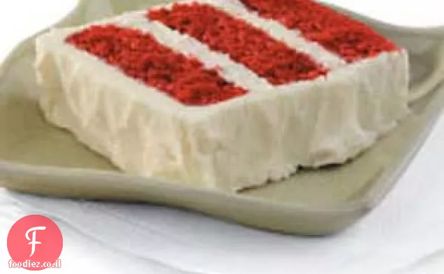 עוגת קטיפה אדומה תוצרת בית