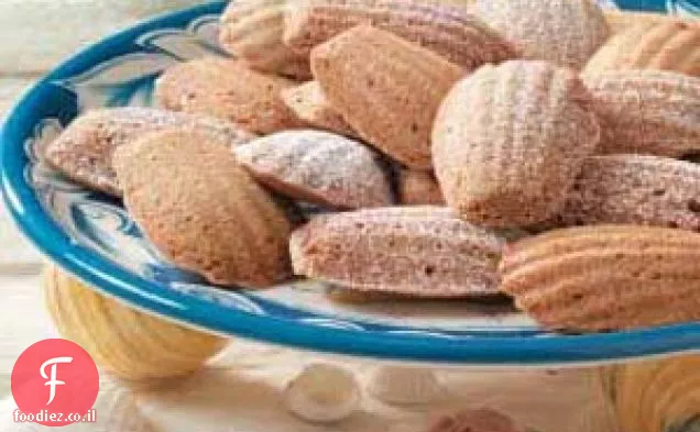עוגיות מדלן אגוזי לוז