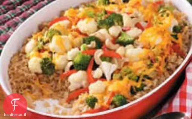 תבשיל ירקות אורז חום