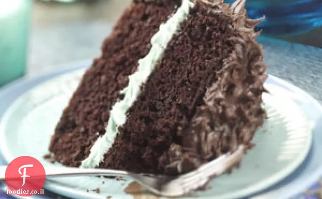 עוגת שכבות מנטה שוקולד מהפך