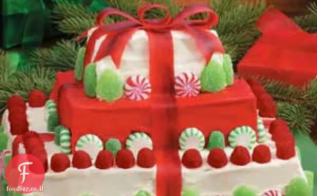 עוגת מתנה לחג המולד