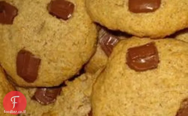 עוגיות שוקולד צ'יפס מחיטה לבנה ודבש