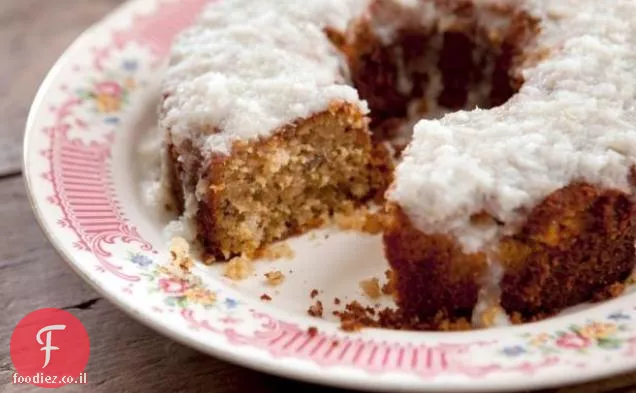 עוגת הקוקוס של סבתא יארווד עם זיגוג קוקוס לימון