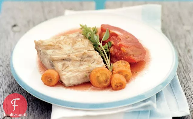 Mahimahi בגריל עם עגבניות שתי דרכים