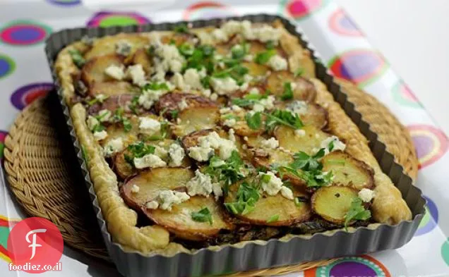 מתכון עוגת כרישה תפוחי אדמה
