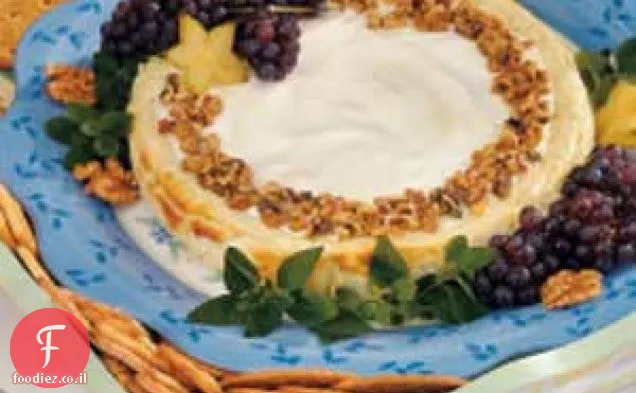 עוגת גבינה כחולה אגוזי מלך