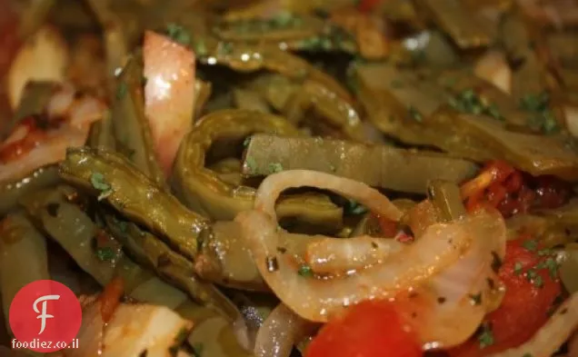 מילוי קקטוס טאקו (nopales En Ensalada)