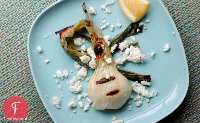 הלוחש Crisper: בצל האביב בגריל