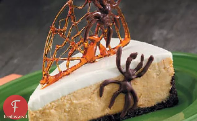 עוגת גבינה דלעת עכביש