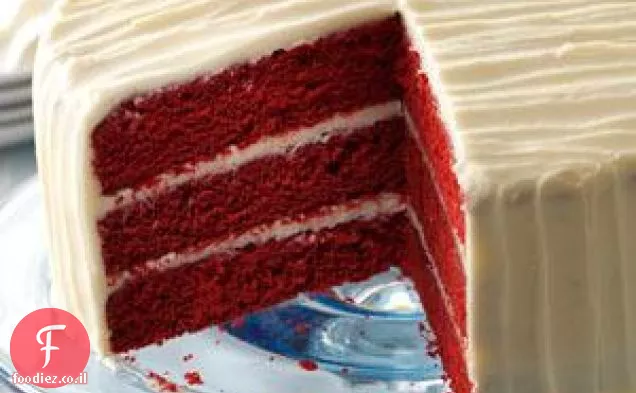 עוגת קטיפה אדומה קלאסית