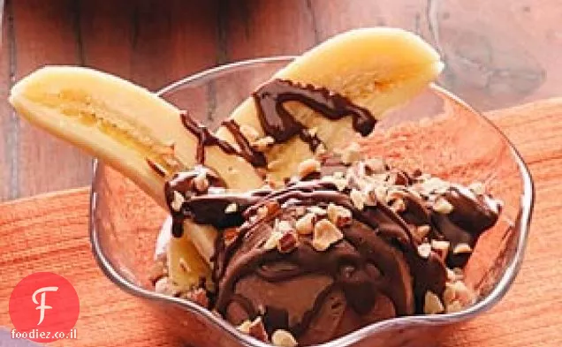 פיצולי בננה שוקולד-שקדים