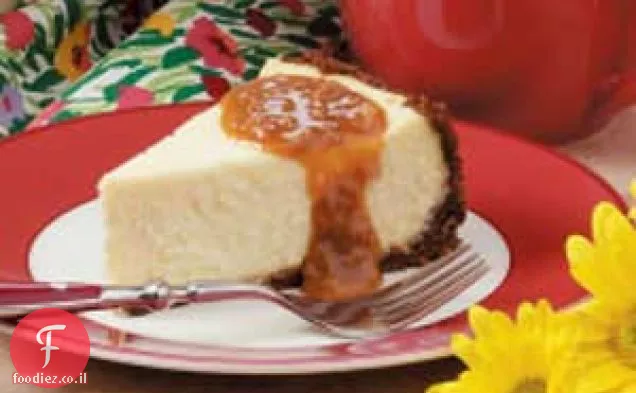 עוגת גבינה ג'ינג'ר טופי