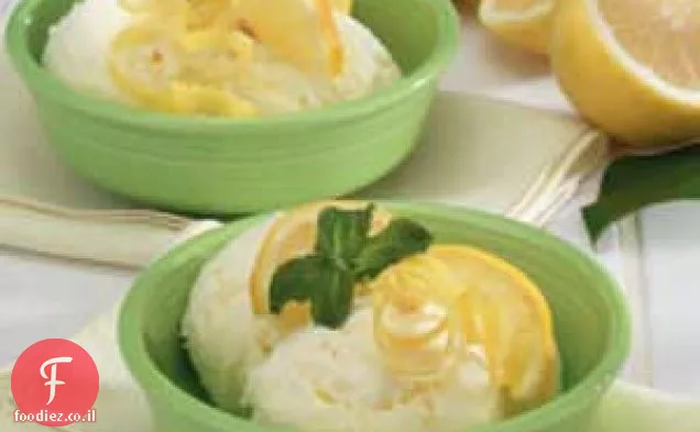 גלידת רפרפת לימון