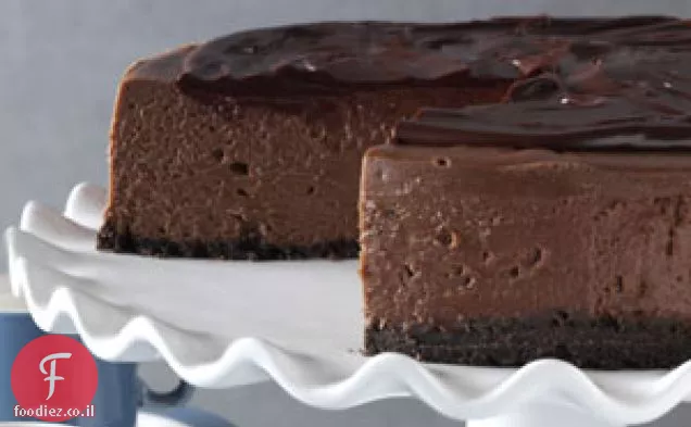 עוגת גבינה שוקולד תלת מימדית