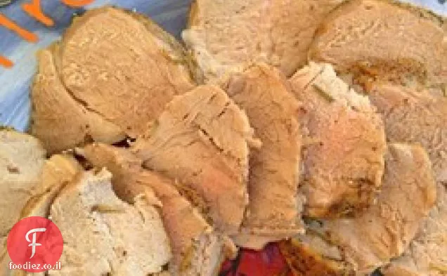Schweineruckbraten (חלצי חזיר במיקרוגל)