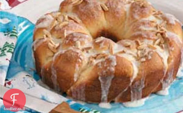 טבעת שקד קלועה
