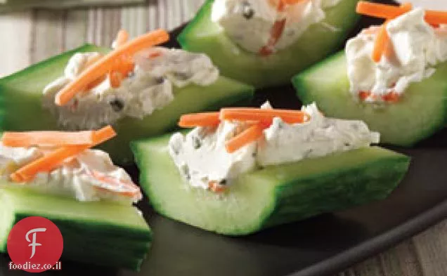 Cream Cheese & Herb Cucumber Bites