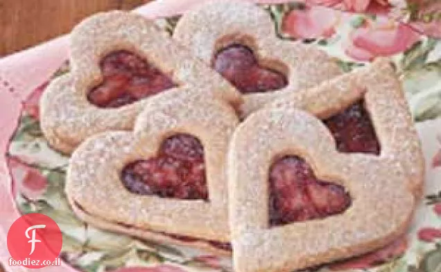 עוגיות לב לינזר