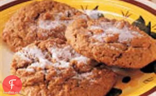 עוגיות טיפת ג'ינג'ר לעוסות