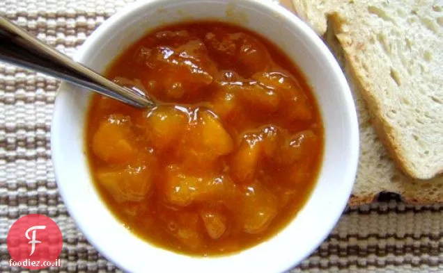 אפרסק, שזיף וריבת ג'ינג'ר