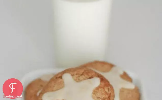 ביסקוויטים זנגביל עם זיגוג לימון