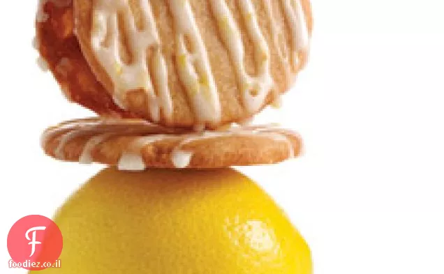 עוגיות לימון-מזוגגות-ג'ינג'ר