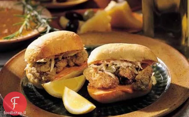לבושים מיני Oyster po ' boys