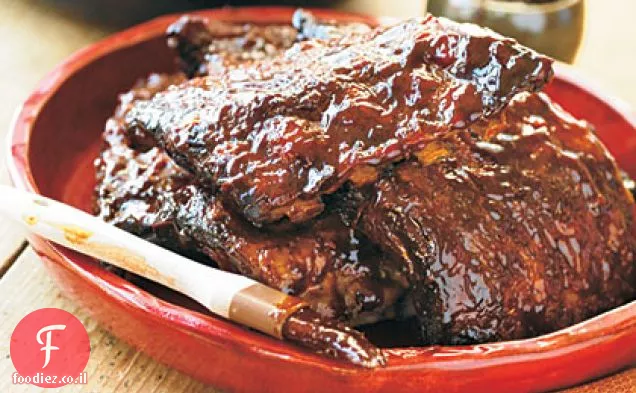 Bbq בורבון צלעות בייבי גב
