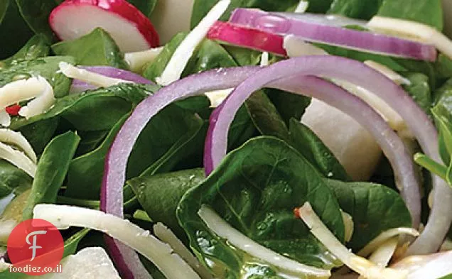 פריך Jicama & סלט צנון