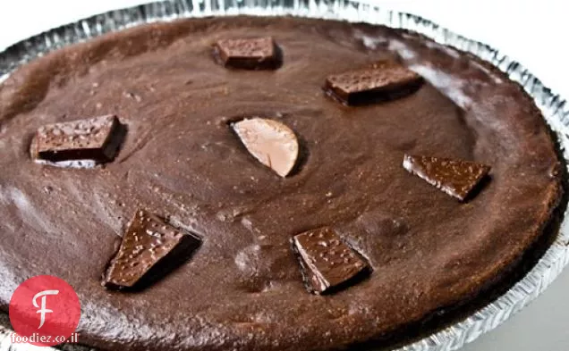 עוגת מוס שוקולד כהה כפולה