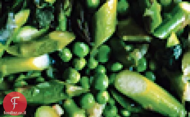 אספרגוס, אפונה ובזיליקום (Piselli con Asparagi e Basilico)