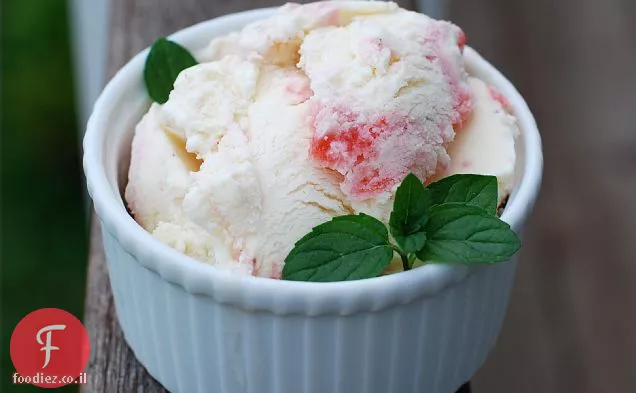 גלידת מנטה תות
