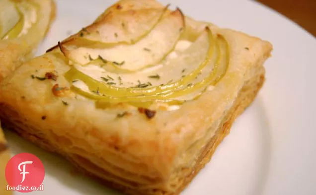 גבינת עיזים וטארט תפוחים