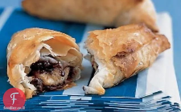 משולשי בננה ושוקולד