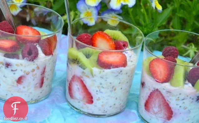 דייסת קיץ טרייה ופירותית (bircher Muesli)