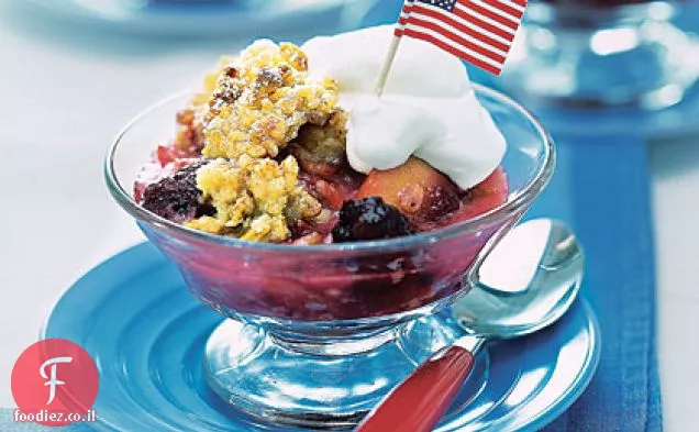Blackberry-Nectarine Crisp
