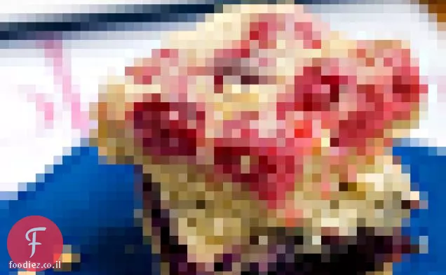 ברי Streusel אוכמניות (ופטל) עם מילוי לימון שמנת