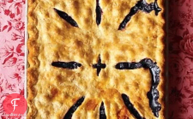 עוגת לוח אוכמניות