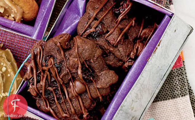 עוגיות שוקולד-דובדבן אורגון