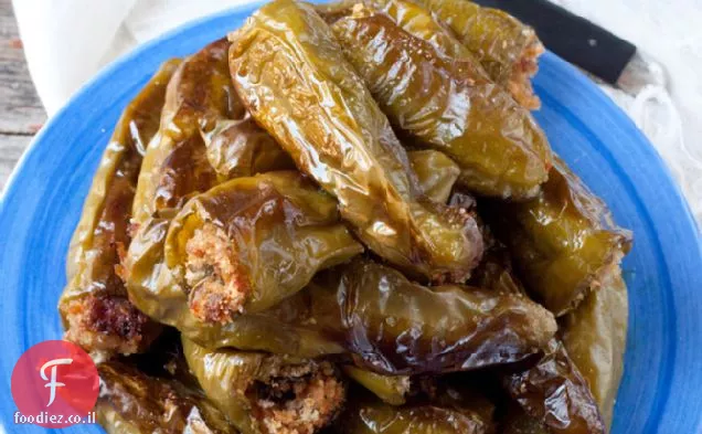 פירורי לחם ממולאים פלפלים ירוקים