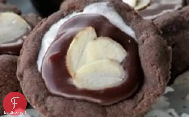 כוסות קוקוס שוקולד שקדים