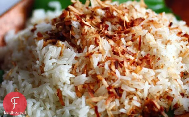 אורז יסמין קוקוס מבושל בצורה מושלמת ללא סיר אורז